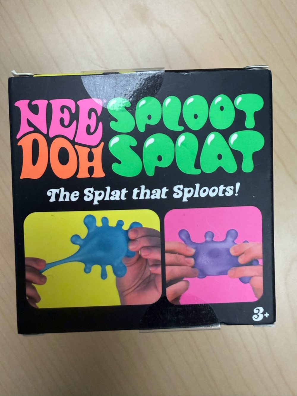 Nee Doh Sploot Splat Kids Sensory Toy - Blue - Picture 3 of 4